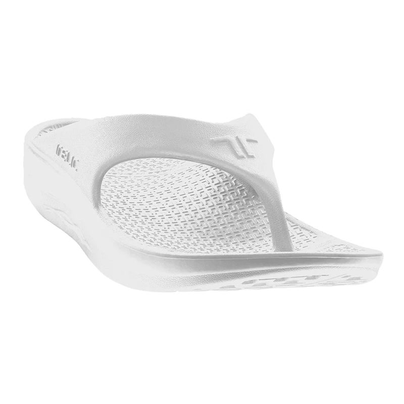 Telic Energy Flip Flop - Comfort Sandals for Men and Women | M (Women's 9/Men's 8) Snow White - Image 1